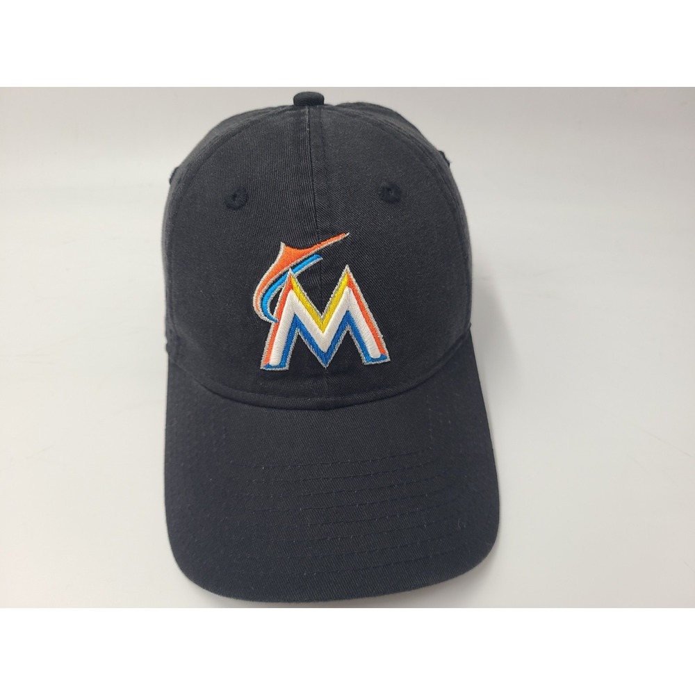 Women Miami Marlins New Era 9Forty Strapback Adjustable Hat Cap Mom MLB Baseball